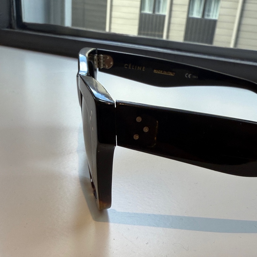 Celine Tortoise Shell Sunglasses - Picture 3 of 5